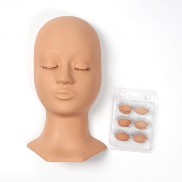 Mannequin head (4 pairs of eyes included)