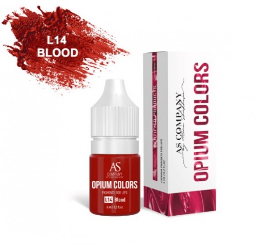 LIPS AS PIGMENTS OPIUM #L14 BLOOD