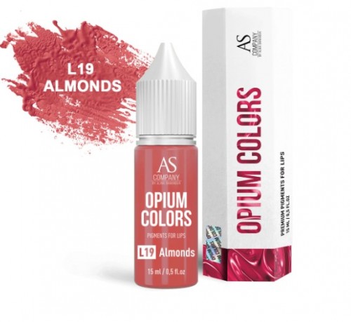 LIPS AS PIGMENTS OPIUM #L19 ALMONDS