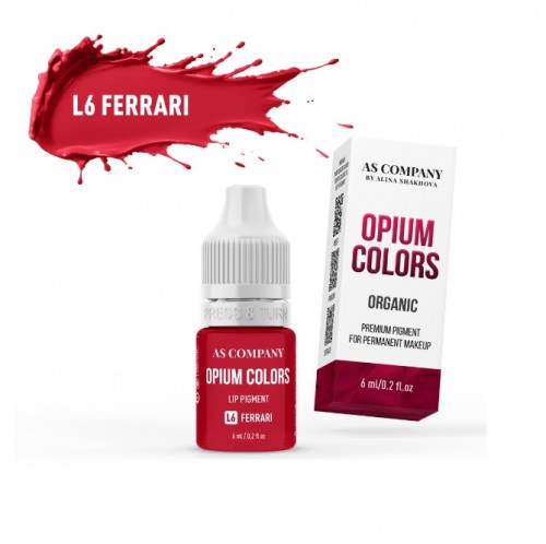 LIPS AS PIGMENTS OPIUM #L6 FERRARI ORGANIC