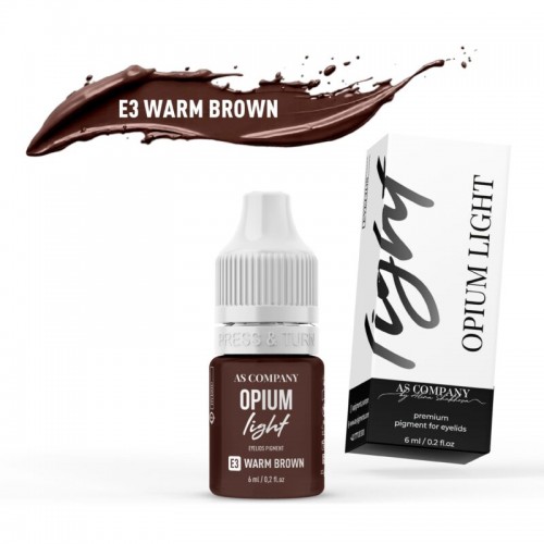 EYELINER AS PIGMENTS OPIUM #E3 WARM BROWN, 6 ml