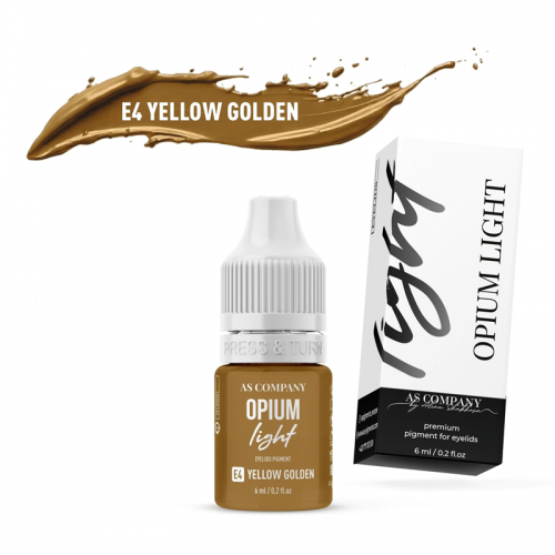 EYELINER AS PIGMENTS OPIUM #E4 YELLOW GOLDEN, 6 ml